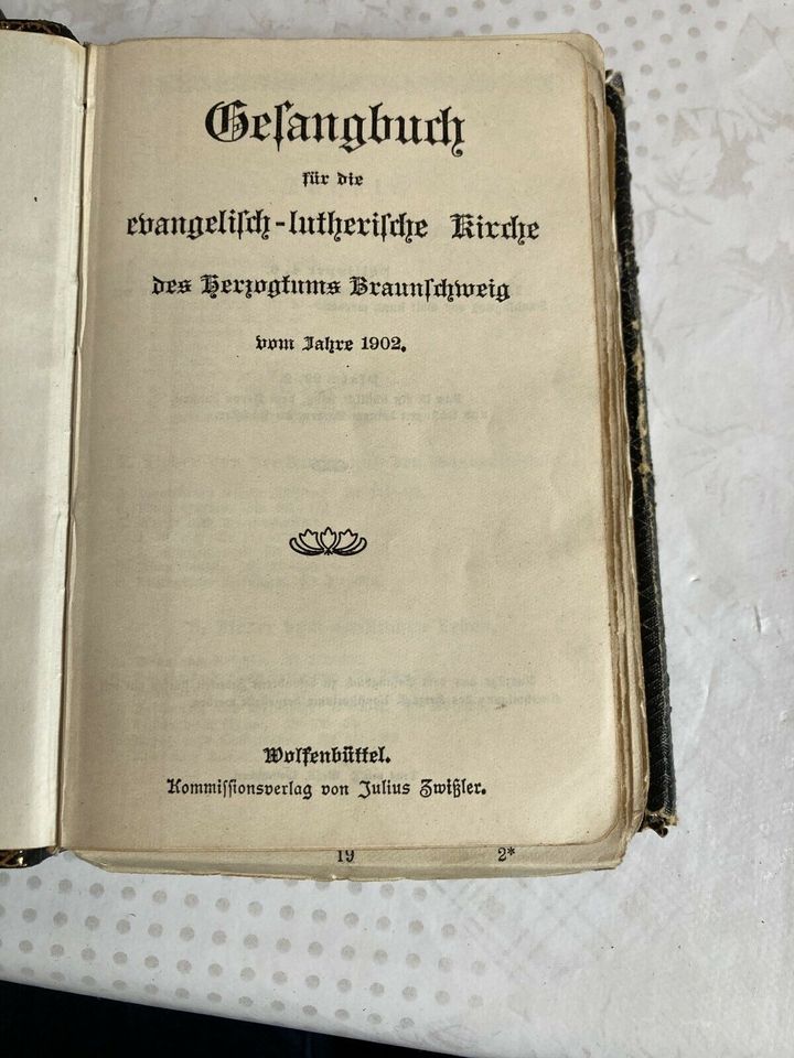 Omas Gesangbuch von  1918 in Helmstedt