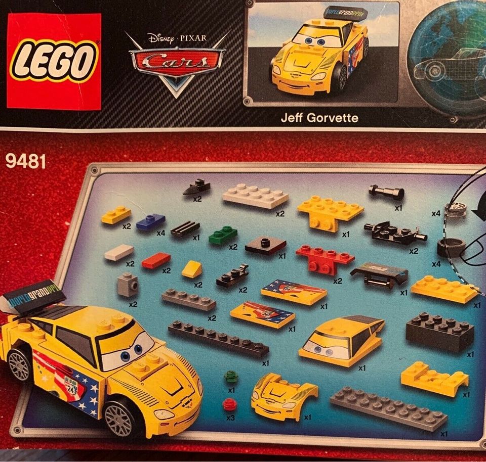 Lego 9481 Cars Jeff Gorvette Disney Pixar in Bad Segeberg