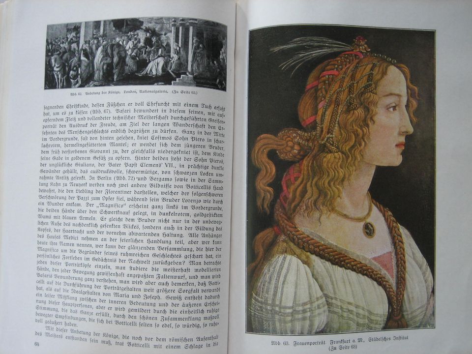 Botticelli, Künstler-Monographien, Liebhaber-Ausgabe Nr.24 in Berlin