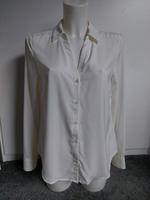 langarm Bluse creme weiß - Gr.38 - H&M - bügelfrei - V -Aus - Top Wandsbek - Hamburg Farmsen-Berne Vorschau
