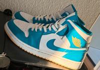 Jordan 1 er mid in der Farbe „Türkis“ Größe 45 Leipzig - Mockau-Süd Vorschau