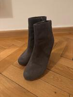 H&M Stiefeletten Wildlederoptik - grau / Gr. 38 München - Schwanthalerhöhe Vorschau