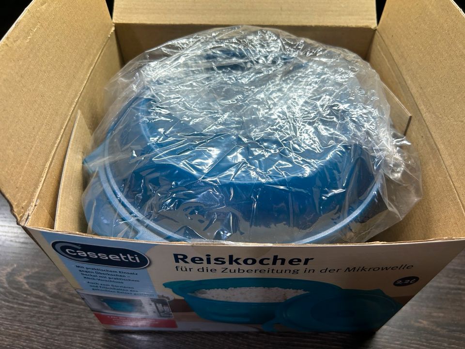 Reiskocher „Cassetti“, 2,2 l, Mikrowelle, NEU in Denkte