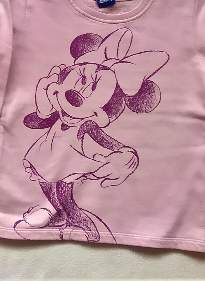 sehr gut Mädchen Langarm Sweatshirt,Pullover "Micky Maus"Gr.128 in Dresden