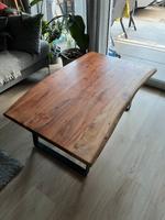 Wunderschöner Massivholz-Couchtisch mit Baumkante - 115x72cm Baden-Württemberg - Kuppenheim Vorschau