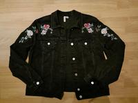 Jeansjacke mit Stickerei, Gr. 46, schwarz Hannover - Mitte Vorschau