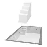 Styropor Pool 600x300x150 EPS30 mit Ecktreppe Variofit 58 cm Bayern - Alzenau Vorschau