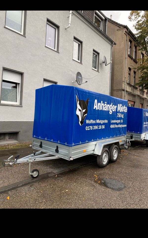 ❌❌Anhänger Mieten 750 kg in Recklinghausen