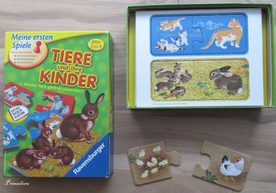 Tiere und ihre Kinder * meine ersten Spiele * Puzzle in Dresden