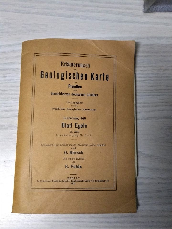 Geologie - Erläuterungen zur Geologischen Karte Blatt Egeln in Teutschenthal