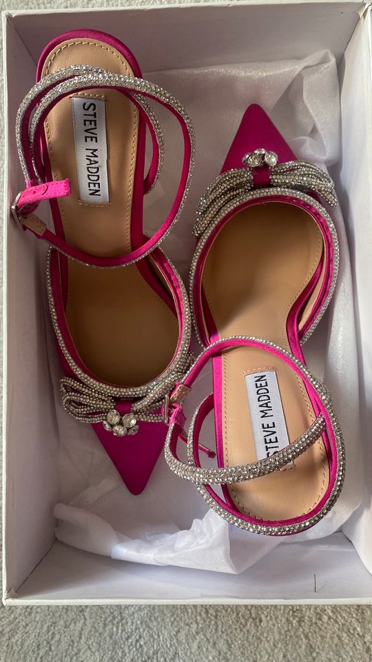 Steve Madden Viable heels, Pink, Glitzer Schleife Gr.40 in Berlin