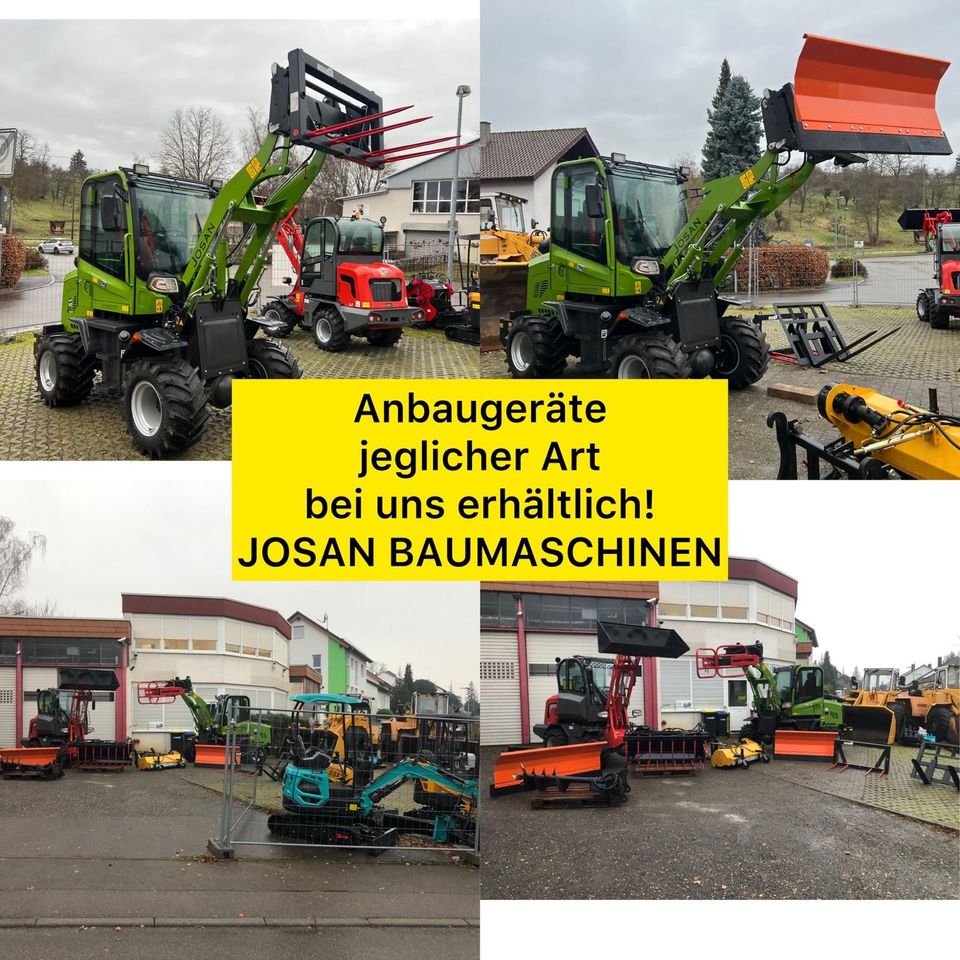 Neu Dumper Radlader Josan Kipper Landwirt Bau Galabau Robust in Gemmrigheim