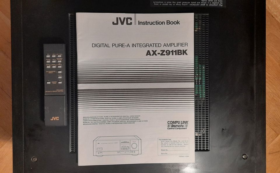 JVC AX-Z911BK Verstärker mit Fernbedienung und Anleitung in Leipzig