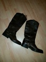 °•☆ Hilfiger Demin Stiefel, braun,  Gr.37 ☆•° Sachsen - Delitzsch Vorschau