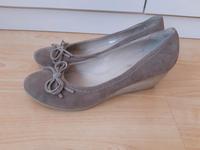 Schuhe Pumps mit Keilabsatz von 5th Avenue in Gr. 38 aus Leder Bayern - Aschaffenburg Vorschau