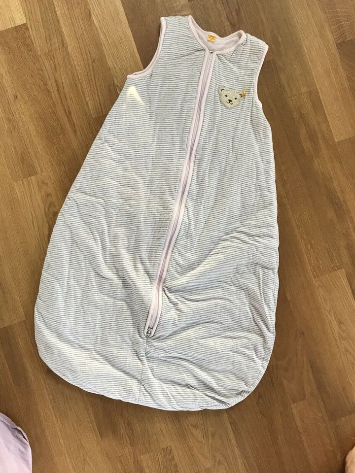 Schlafsack Kleinkind, Baby Steiff 90 cm Länge, rosa,grau in Sehnde