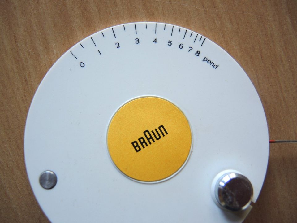 Braun Tonarmwaage, in OVP, Dieter Rams in Karlsruhe