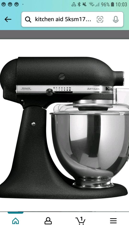 KITCHENAID 5KSM175PSEBK Küchenmaschine in Düsseldorf Eller