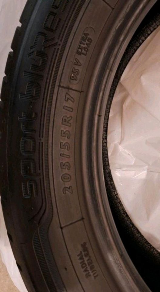 4x Dunlop SP Sport BluResponse 205/55 R17 95 V, Sommerreifen in Bielefeld