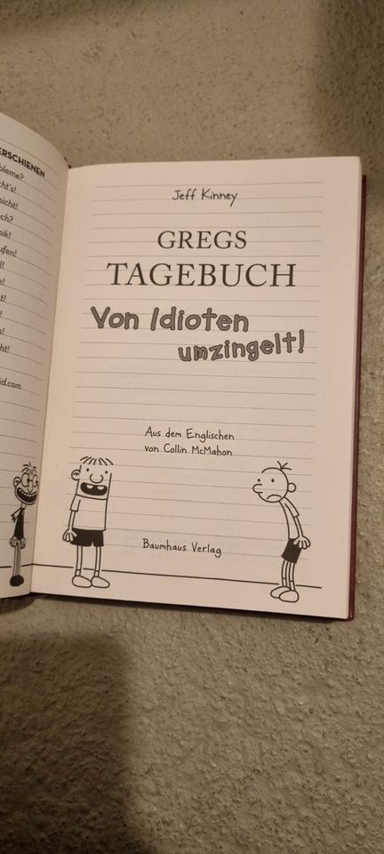 Kinderbuch Jeff Kinney Gregs Tagebuch Von Idioten umzingelt! in Halle