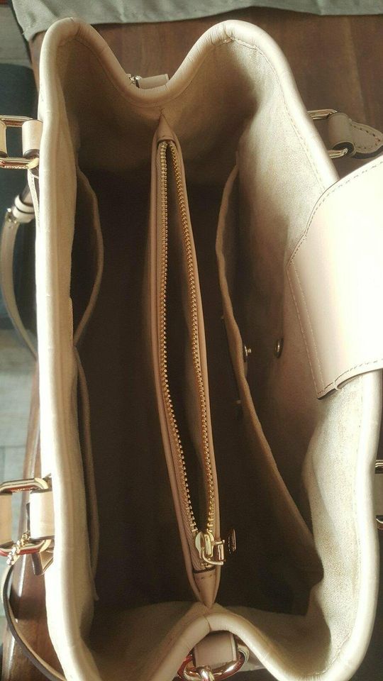 Coach New York Tasche Leder Creme inkl. Versand in Mannheim