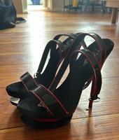 Pleaser high heels pole dance 39 schwarz rot Lack Altona - Hamburg Bahrenfeld Vorschau