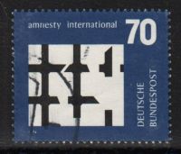 BRD 814 gestempelt – Amnesty International (nur 0,30 €) Baden-Württemberg - Karlsruhe Vorschau