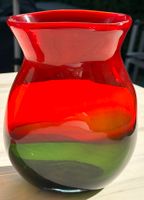 Murano Glas Vase rot grün sehr dekorativ - selten RAR TOP München - Pasing-Obermenzing Vorschau