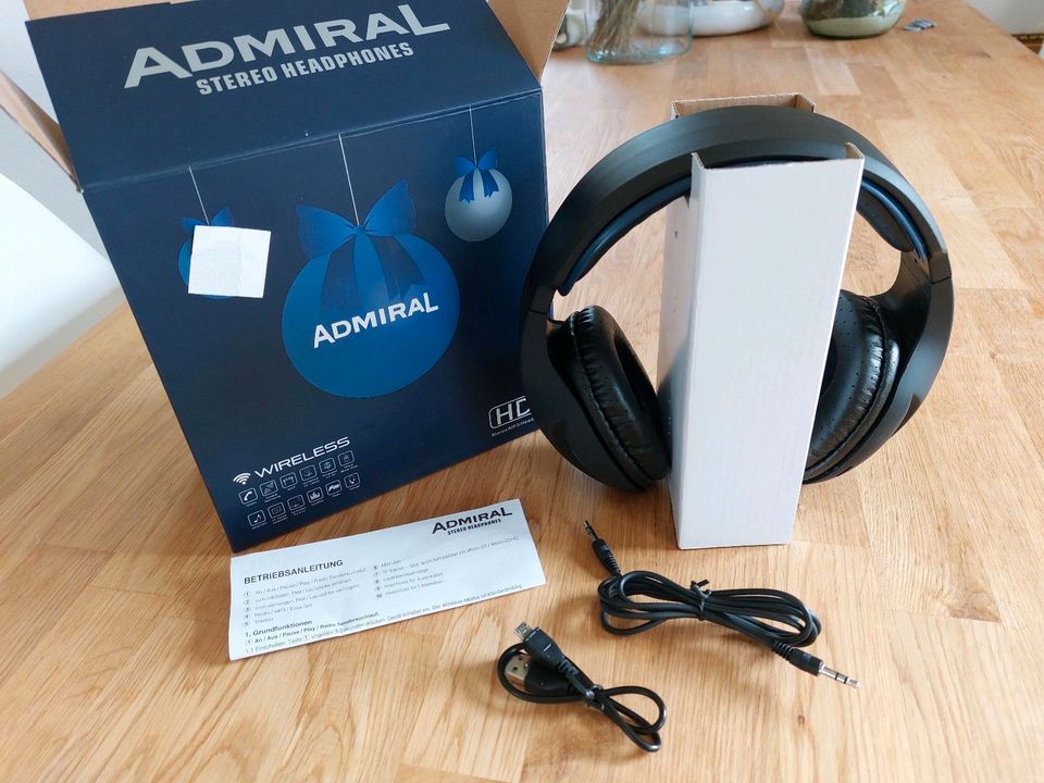 Original Kopfhörer Admiral Headset Gaming Headphone Wireless in Stadtsteinach