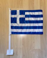 Griechenland Hellas Greece Auto Flagge Fahne West - Unterliederbach Vorschau