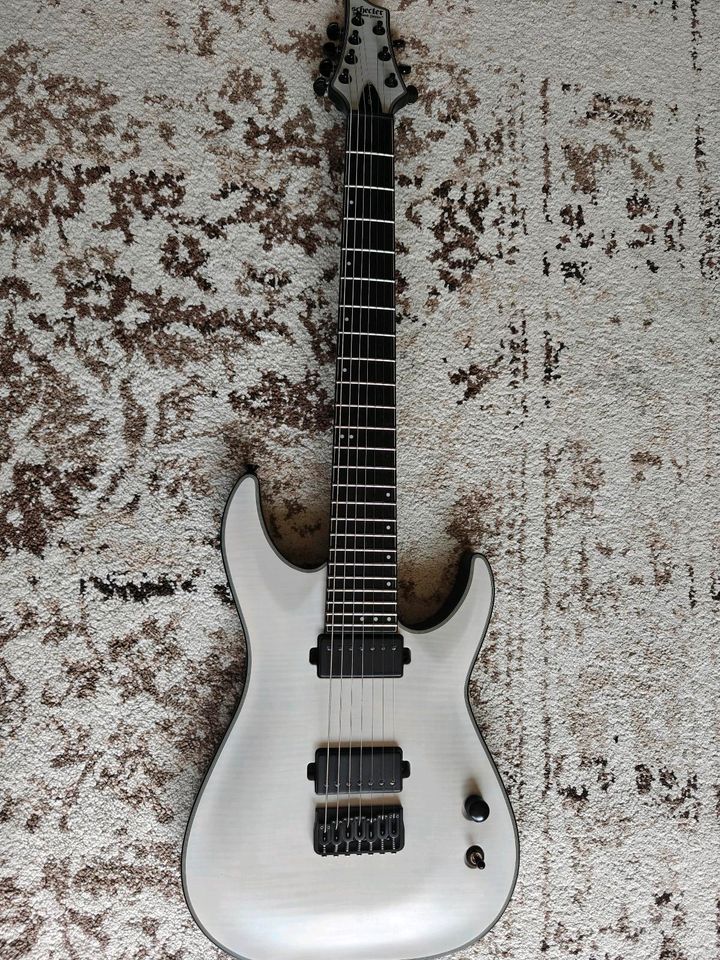 Schecter KM7 MK1 Trans White Satin (Keith Merrow signature) in Detmold