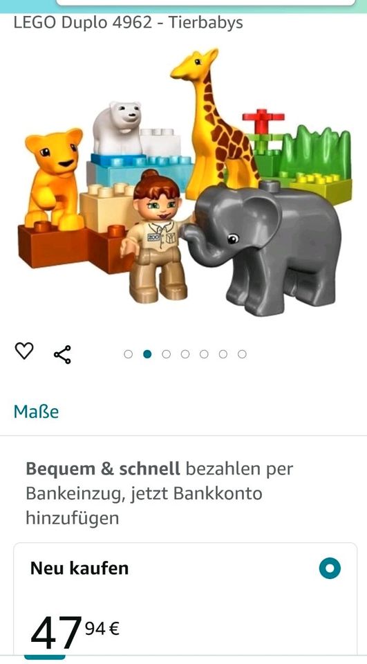 Lego Duplo•Tierbabys• in Tönisvorst