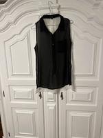 Ärmellose Bluse vorne schwarz, hinten weiß, M, 38/40 Durchsichtig Nordrhein-Westfalen - Bocholt Vorschau