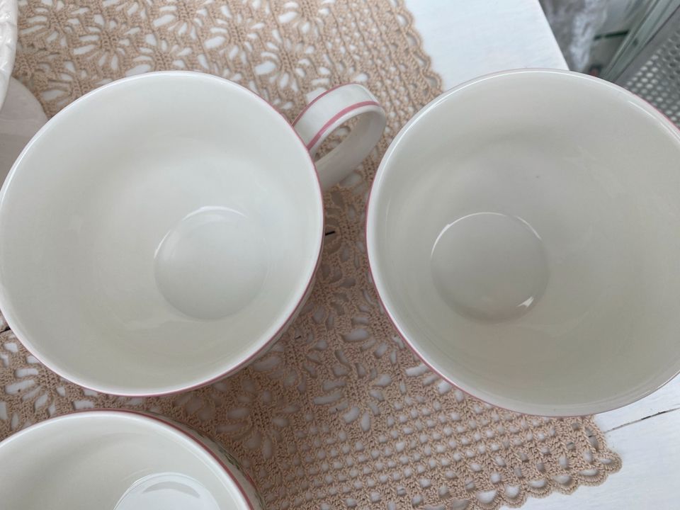 Greengate Gabby white Teacups in Krautheim