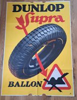 1925 Plakat Dunlop Supra Ballon Reifen 118x84 Oldtimer Classic Ca Bayern - Lindau Vorschau