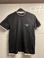 Emporio Armani T-Shirt Schwarz / weiß Bayern - Hallbergmoos Vorschau
