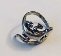 Siegelring Eidechse Silber Versand weiblich Unisex Ring Sachsen - Plauen Vorschau