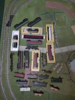 H0 Eisenbahn Modellbahn komplett alt mit Zubehör Sachsen - Zwenkau Vorschau