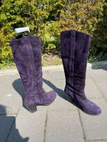 Wildleder Stiefel, Damen, aubergine, Größe 39 Niedersachsen - Kutenholz Vorschau