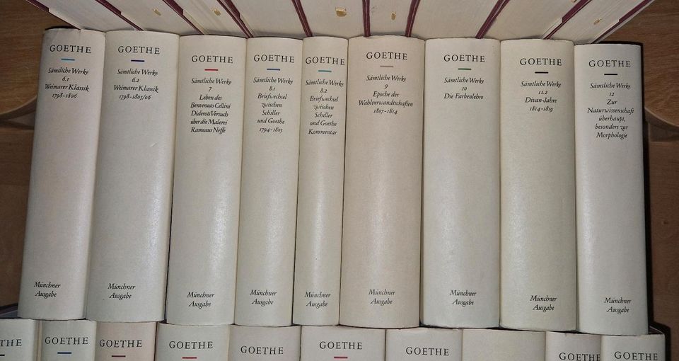 Goethe - Sämtliche Werke Münchner Ausgabe in Ochsenfurt