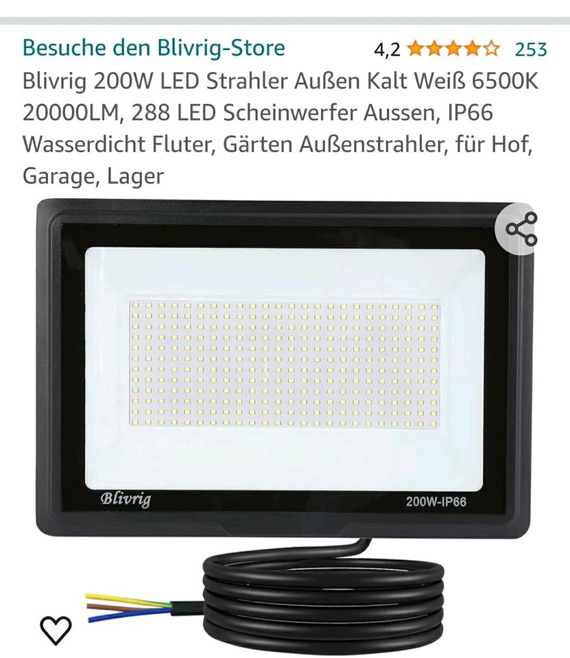 Led Strahler 200w in Hannover