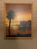 Leinwand gespannt - Segelboot auf Meer - 45x60cm - Caren 1979 Bayern - Essenbach Vorschau