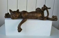 Tierfigur Katze Kantenhocker Deko Figur Retro Polyresin NEU Niedersachsen - Bissendorf Vorschau