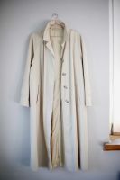 True Vintage Mantel Trenchcoat lang 38 M beige Creme nude Jacke Wandsbek - Hamburg Jenfeld Vorschau