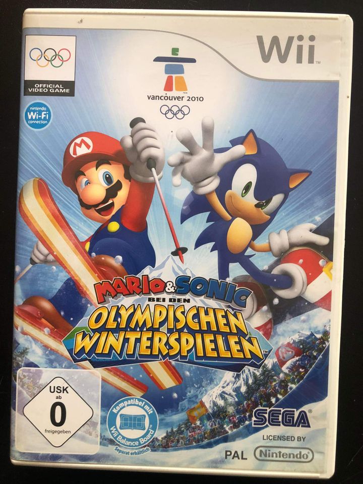 Wii Spiel Mario Olympische Winterspiele in Hatten