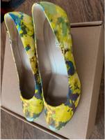Gabor Pumps (1x getr.) Gr. 5 in gelb/grün/gemustert Berlin - Schöneberg Vorschau