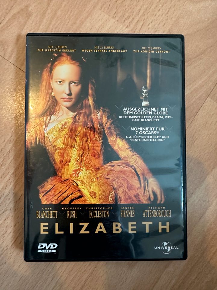 DVD: "Elizabeth" toller Film, neuwertiger Zustand in München