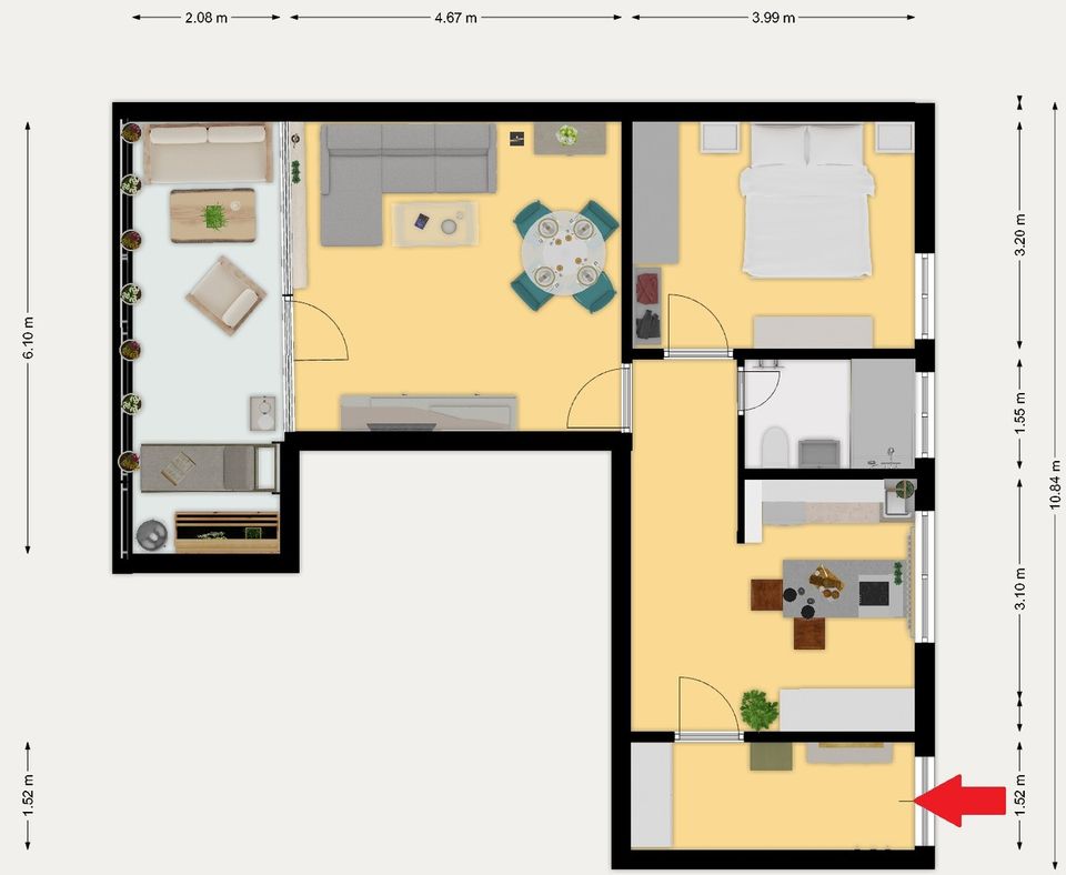 Moderne Wohnung - traumhafter Ausblick - Aufzug -  provisionsfrei in Bünde