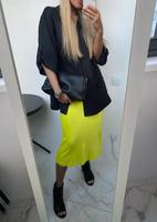 ❤️ ZARA NEUWERTIGER ROCK SATIN MIDI NEON GELB ZITRONENGELB Nordrhein-Westfalen - Gangelt Vorschau