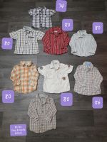 Babybekleidung, Hemden lang- kurzarm Größe 74 bis 86 Niedersachsen - Lunestedt Vorschau